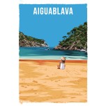 Lot de 5 Affiches AIGUABLAVA- 20x30cm